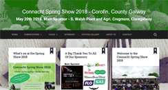 Desktop Screenshot of connachtspringshow.com