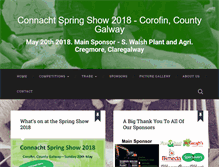 Tablet Screenshot of connachtspringshow.com